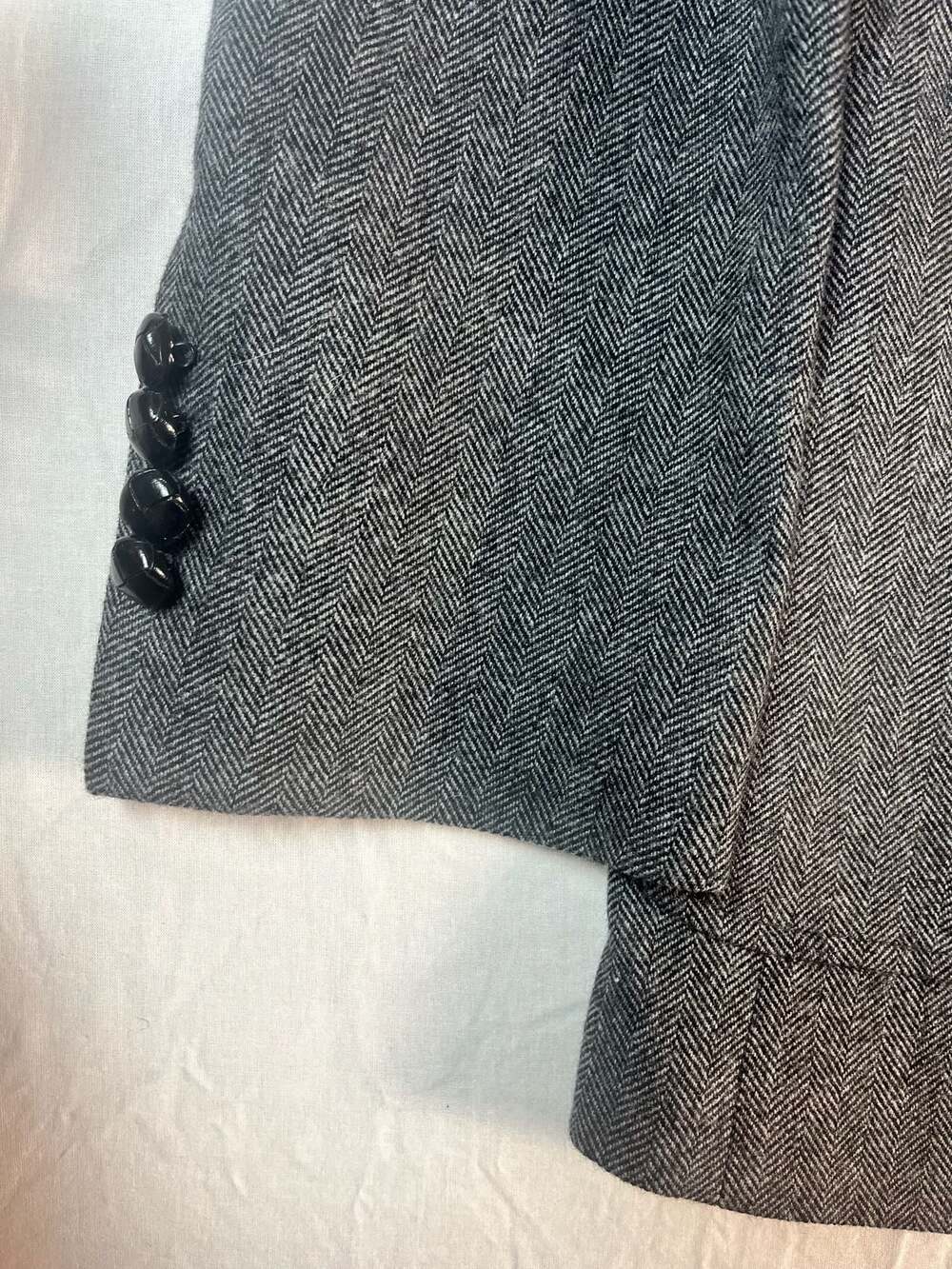 Brooks Brothers Classic Men's Gray Herringbone Sport Coat Blazer - Picture 10 of 12